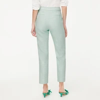 Tall straight-leg tweed cropped pant