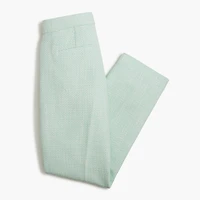 Tall straight-leg tweed cropped pant