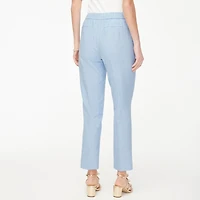 Linen-blend sailor pant
