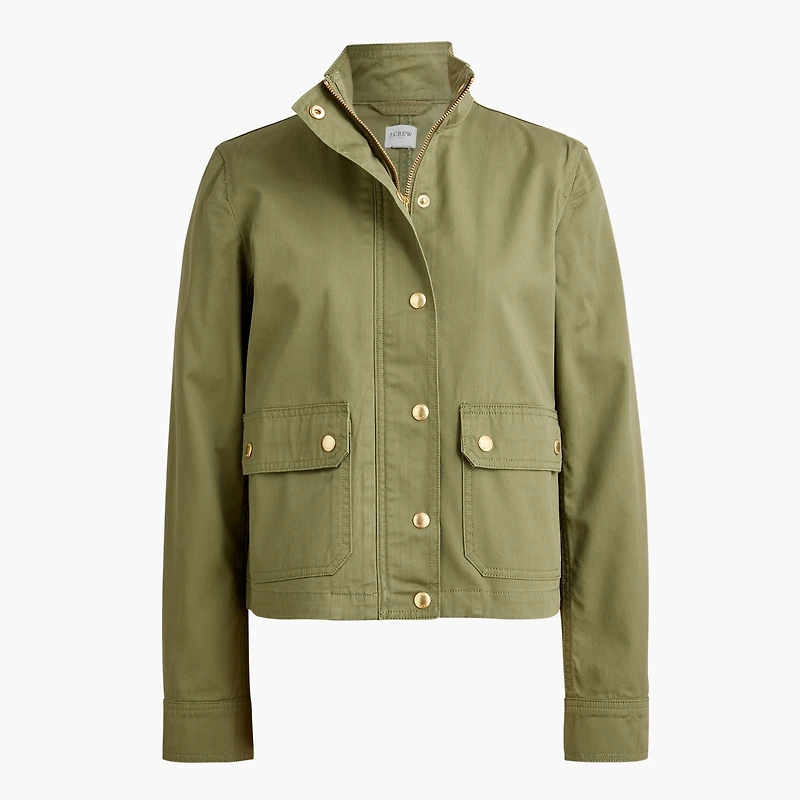 Twill utility jacket
