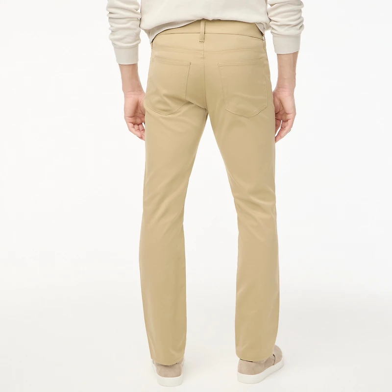 Straight-fit five-pocket tech pant