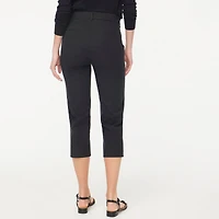 Slim straight-leg capri pant