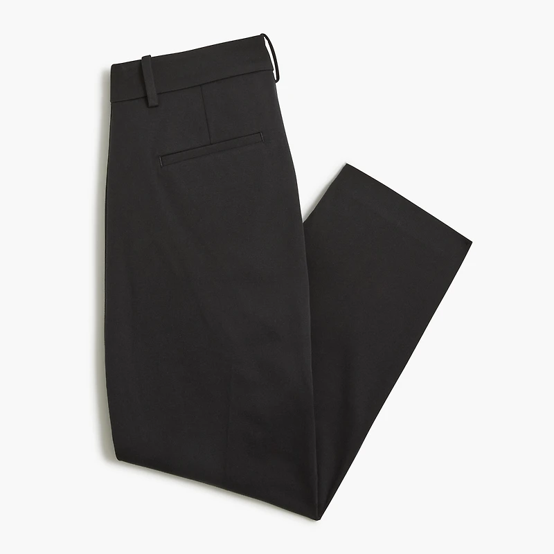 Slim straight-leg capri pant