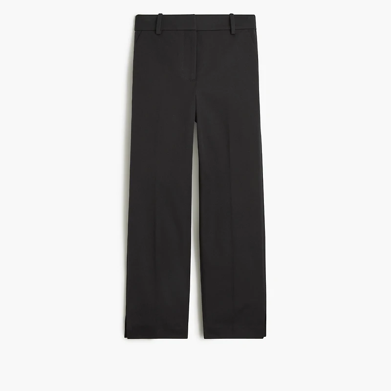 Slim straight-leg capri pant