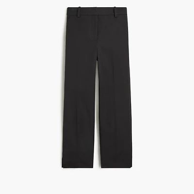 Slim straight-leg capri pant