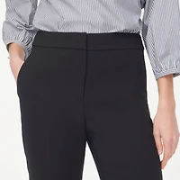 Tall crepe straight-leg cropped pant