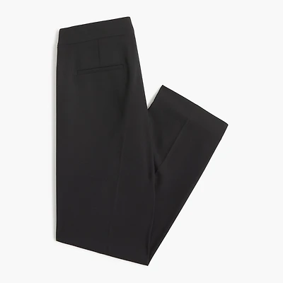 Tall crepe straight-leg cropped pant