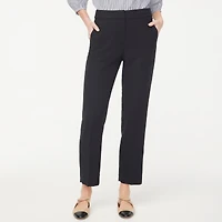 Tall crepe straight-leg cropped pant