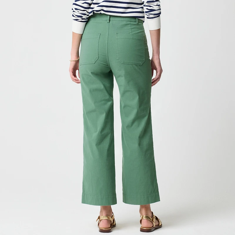 Ella wide-leg cropped pant