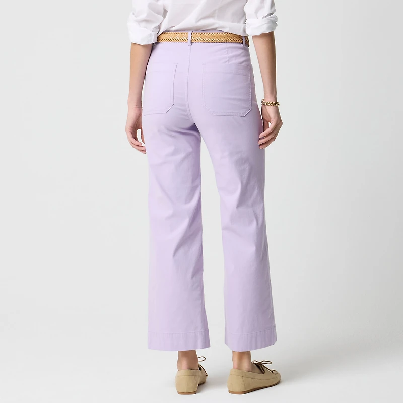 Ella wide-leg cropped pant