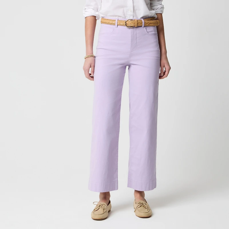 Ella wide-leg cropped pant