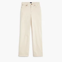 Slim wide-leg ecru jean all-day stretch