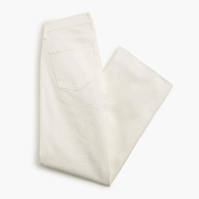 Curvy wide-leg cropped jean all-day stretch