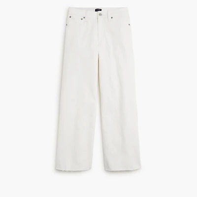 Curvy wide-leg cropped jean all-day stretch