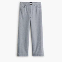 Ella high-rise wide-leg cropped pant