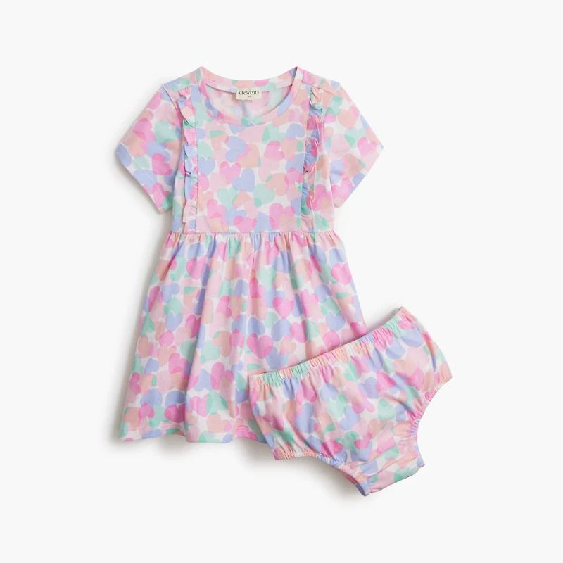 Baby & toddler girls' ruffle T-shirt dress
