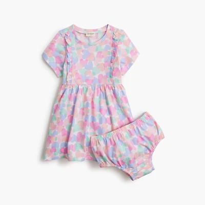 Baby & toddler girls' ruffle T-shirt dress