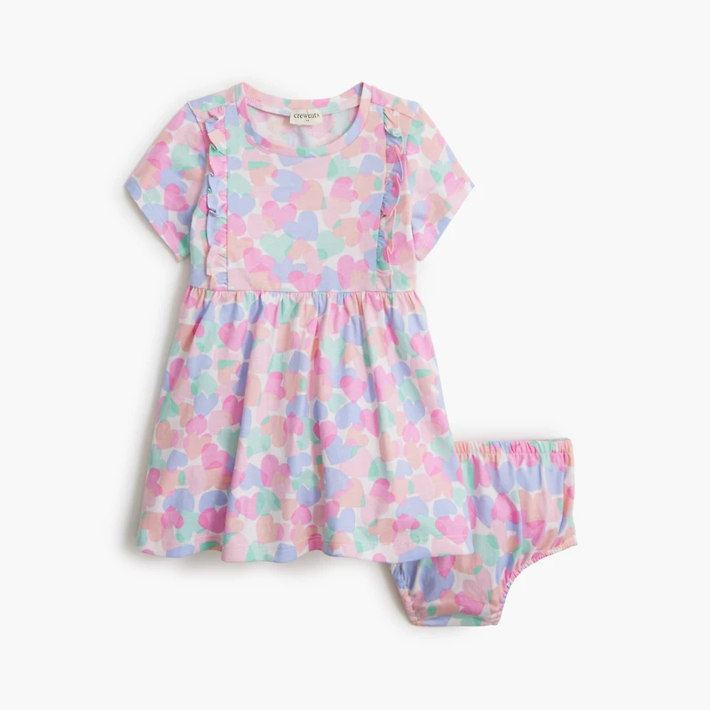 Baby & toddler girls' ruffle T-shirt dress