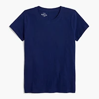 Short-sleeve girlfriend crewneck tee