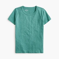 Short-sleeve girlfriend crewneck tee