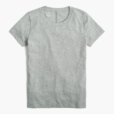 Short-sleeve girlfriend crewneck tee