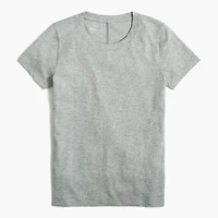 Short-sleeve girlfriend crewneck tee