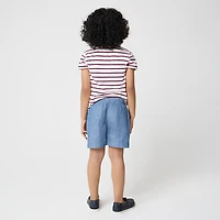 Boys' chambray drawstring dock short