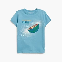 Boys' earth layers graphic tee