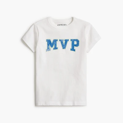 Boys' "mvp" graphic tee