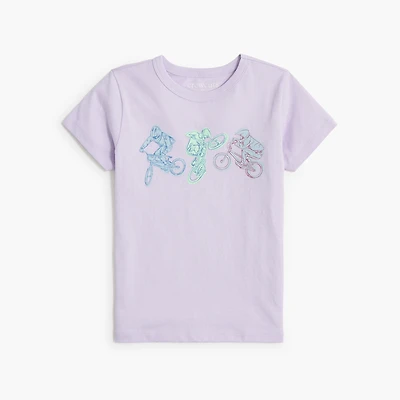 Boys' biker graphic tee