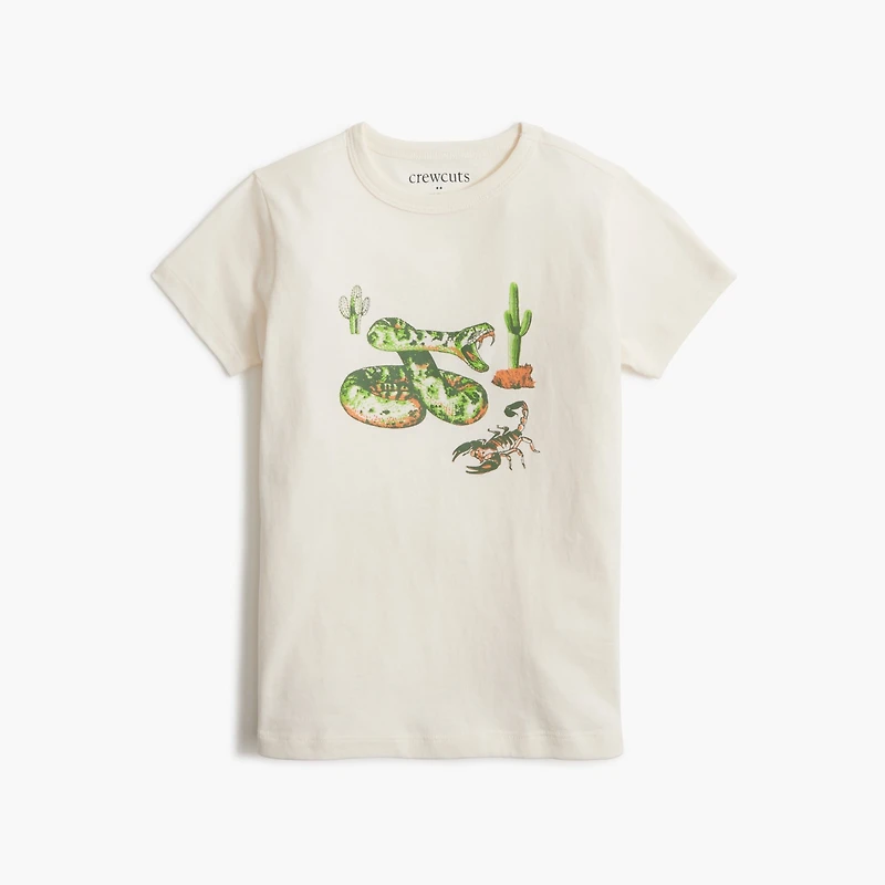 Boys' desert snake graphic tee