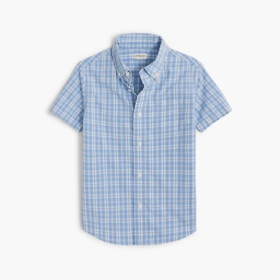 Boys' short-sleeve washed shirt
