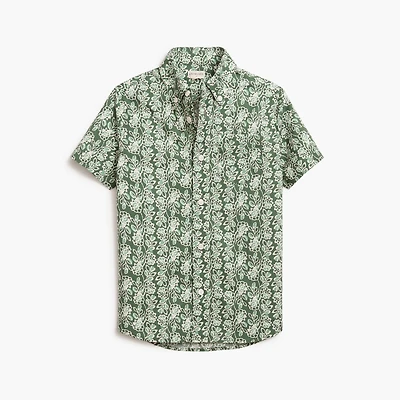 Boys' printed washed shirt
