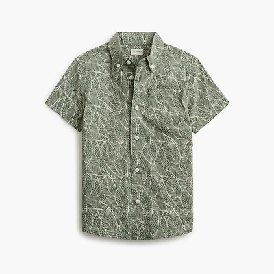 Boys' printed washed shirt