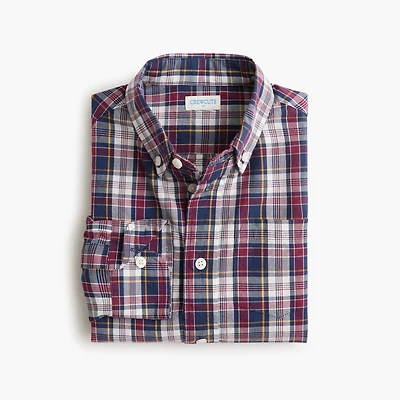 Boys' long-sleeve printed flex shirt