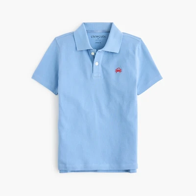 Boys' piqué critter polo shirt