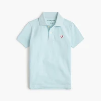 Boys' piqué critter polo shirt