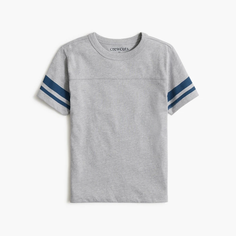 Boys' striped baseball tee