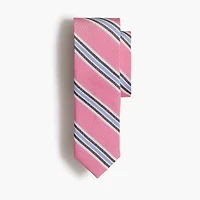 Boys' pink striped tie