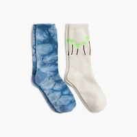 Boys' tropical socks two-pack