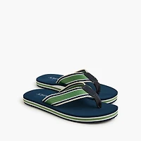 Boys' striped flip-flops