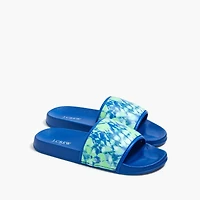 Boys' tie-dye pool slides