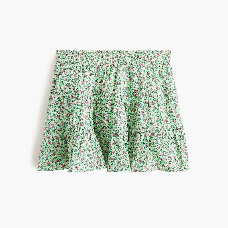 Girls' floral skirt