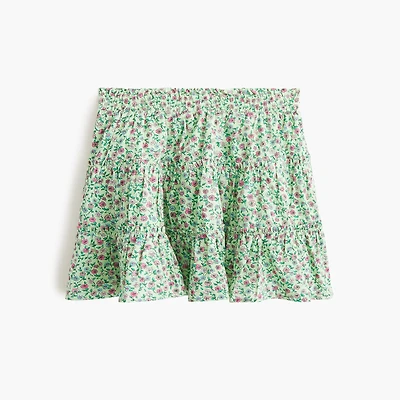 Girls' floral skirt
