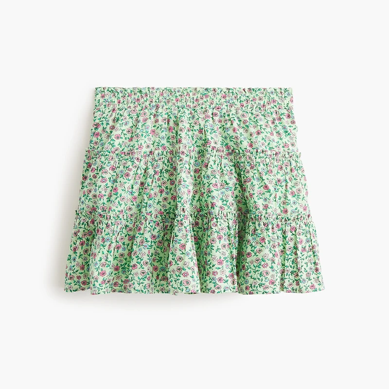Girls' floral skirt