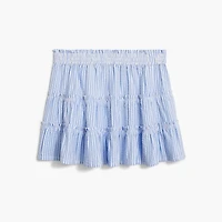 Girls' seersucker skirt
