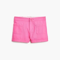 Girls' patch-pocket short