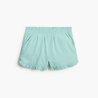 Girls' ruffle-hem active short