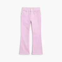 Girls' garment-dyed flare jean