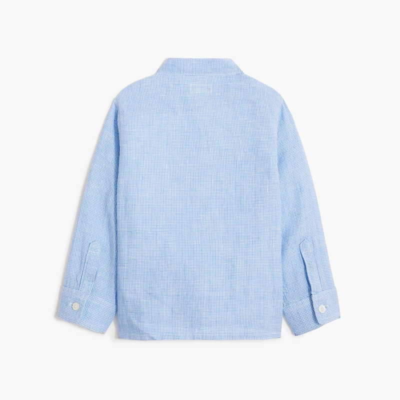 Baby & toddler boys' linen-blend shirt